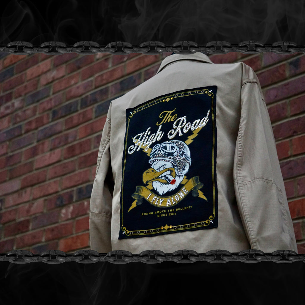 Limited Edition High Road Military Jacket…Repurposed Collection
