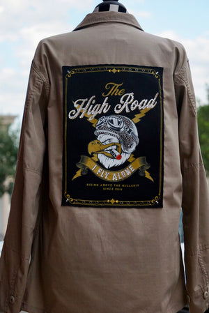 Limited Edition High Road Military Jacket…Repurposed Collection